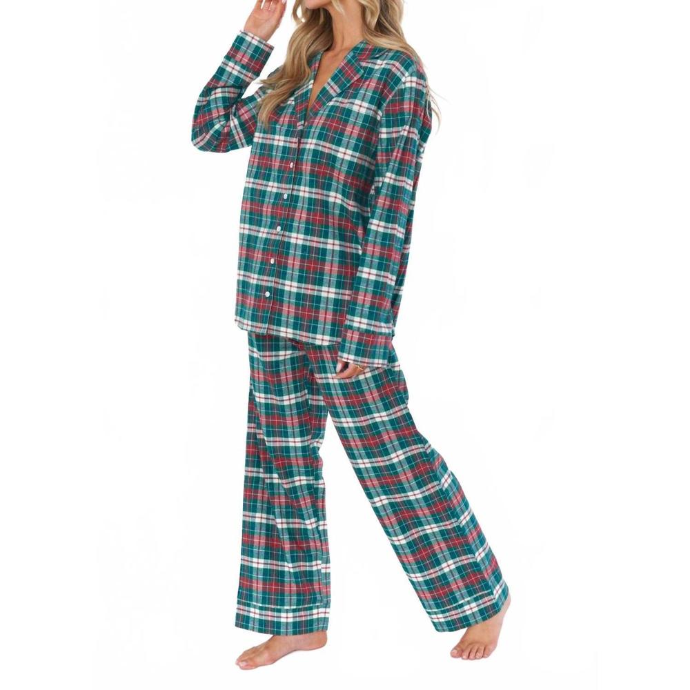 NEW SHOW ME YOUR MUMU classic pajama set in holiday plaid - Picture 4 of 4